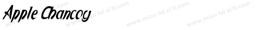 Apple Chancoy字体转换